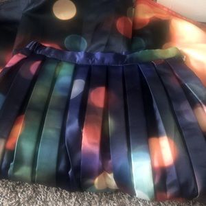 Adorable Pleated Circle Skirt